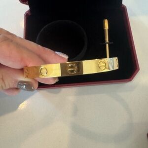 🌟New Screwdriver stainless steel Gold Plated Love Bracelet Bangle